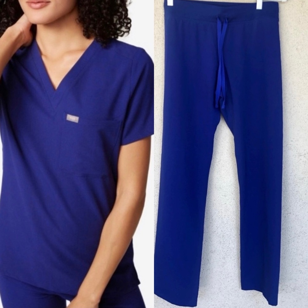 Women's ‘Deep Royal Blue’ Scrub Set